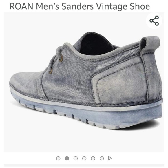 ROAN Other - ROAN MEN’S SANDERS VINTAGE GRAY DISTRESSED SHOE sz 9.5